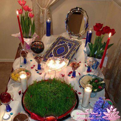 چیدن سفره هفت سین