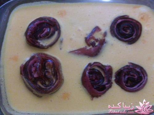 ژله رولی(فرفره ای) و یا jello pinwheels