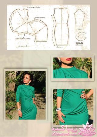 ژورنال لباسهای زنانه با الگو