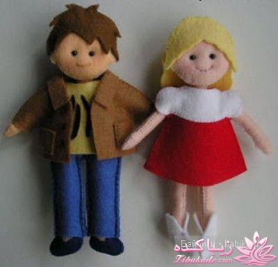 آموزش عروسک سازی،عروسکــــهای نمــــــدی