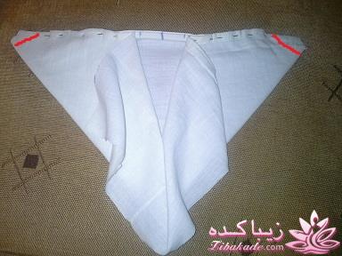 آموزش دوخت مانتو عبایی