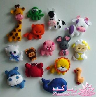 فروش پارچه نمدي و لوازم مخصوص دوخت تزيينات نمدي