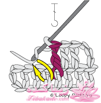 آموزش اصول اولیه ی قلاب بافی و نقشه خوانی