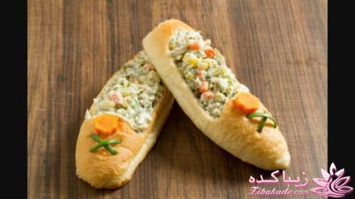 تزیین خوشگل سالاد