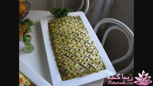 تزیین خوشگل سالاد