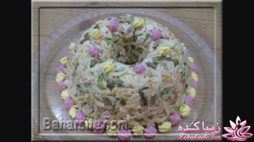 تزیین خوشگل سالاد