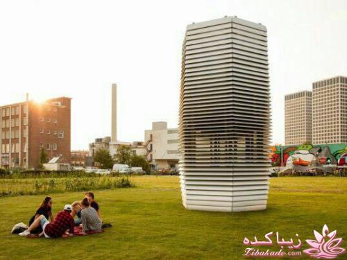 افتتاح اولین "برج پاکسازی هوا" در جهان