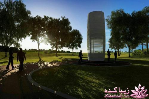 افتتاح اولین "برج پاکسازی هوا" در جهان