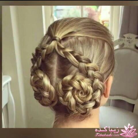 مدل انواع شینیون های جدید/مجلسی/ زنانه/کودکانه