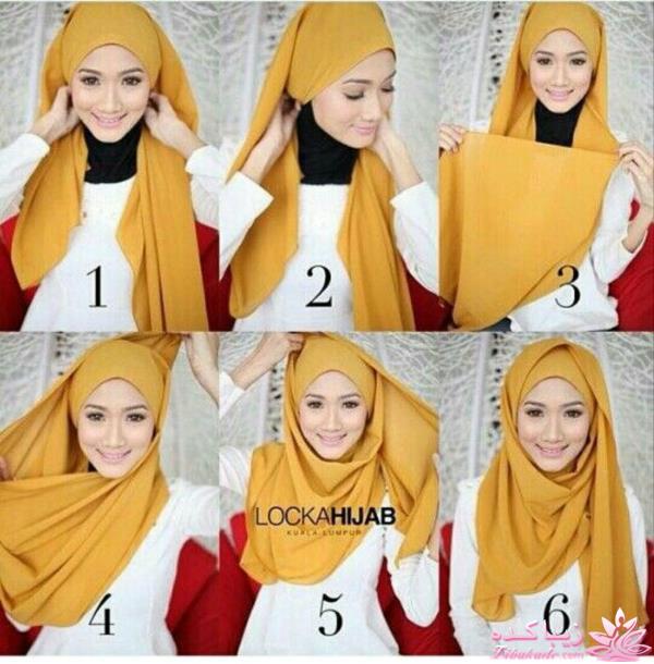 اموزش بستن شال و روسری