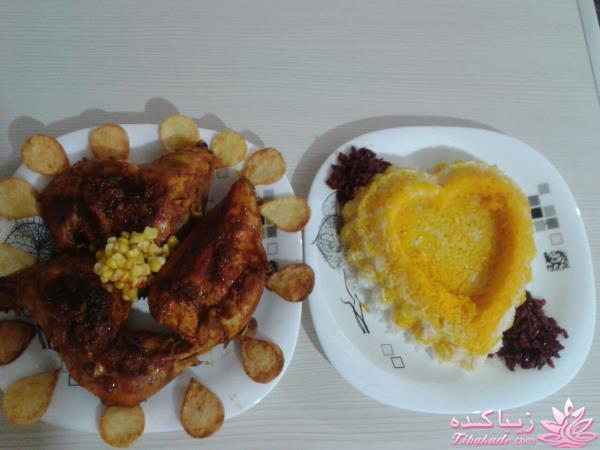 تزیینات پلو و چلو ...