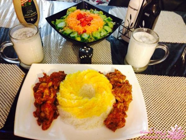 تزیینات پلو و چلو ...