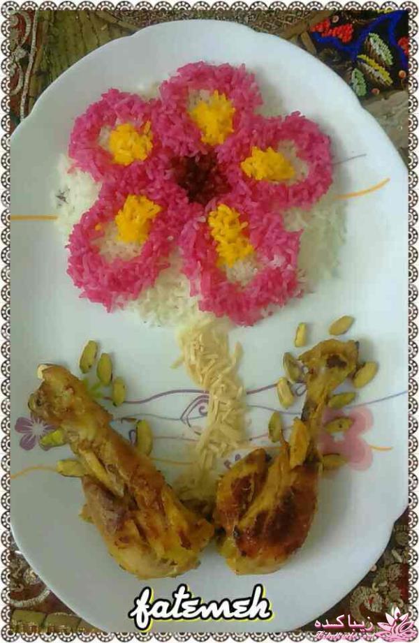 تزیینات پلو و چلو ...