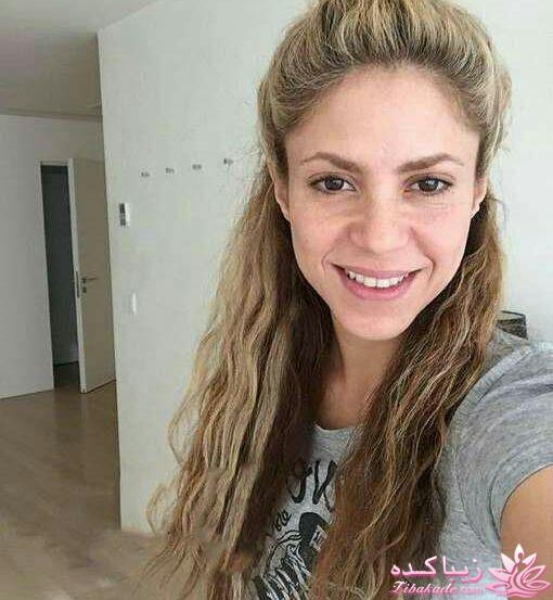 عکس دیده نشده از شکیرا بدون آرایش