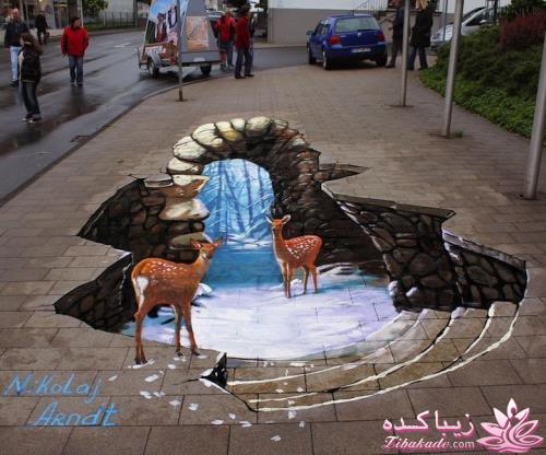 نقاشی های سه بعدی