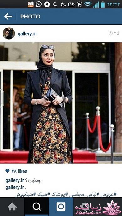 مدل مانتو بازیگران و چهره ها