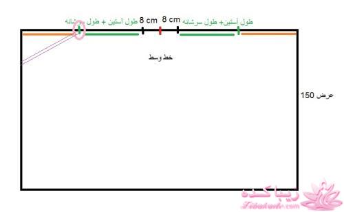 آموزش دوخت مانتو عبایی