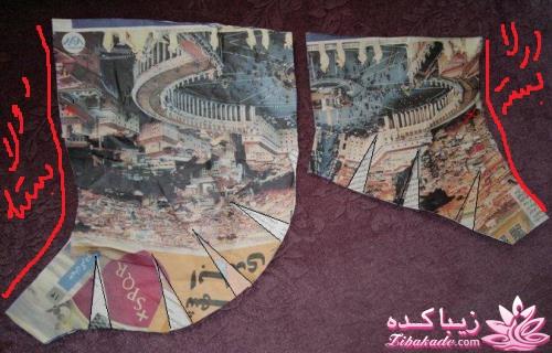 اموزش بچه گانه دوزی