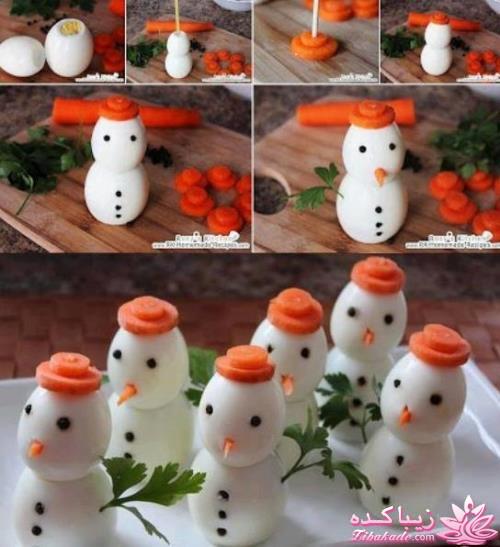 خلاقیت در تزیین غذا