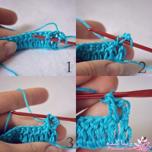 آموزش اصول اولیه ی قلاب بافی و نقشه خوانی