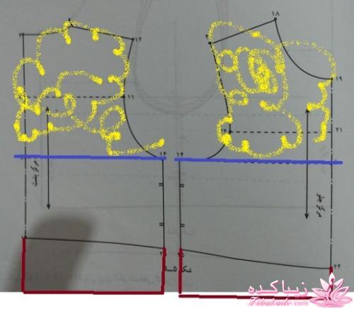 اموزش بچه گانه دوزی