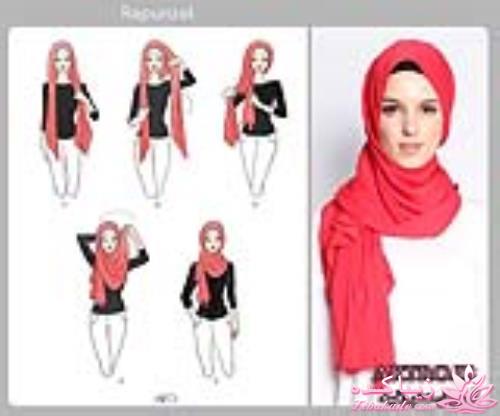 اموزش بستن شال و روسری