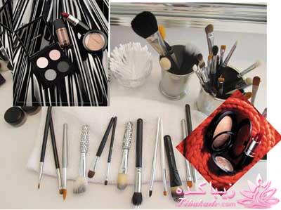  آموزش تمیز نگهداشتن و ضد عفونی کردن لوازم آرایشی     