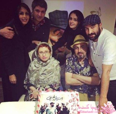 جشن تولد رضا عطاران با حضور همسرش!
