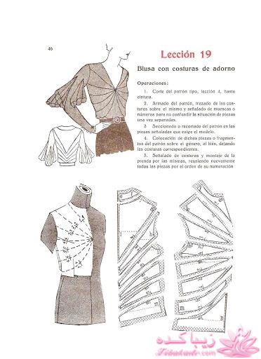 ژورنال انواع مدلهای یقه و آستین با الگو 