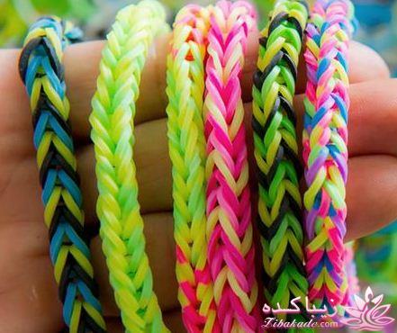 دستبندهای پلاستیکی Rainbow Loom 