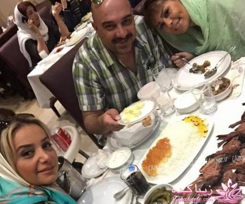 برزو ارجمند و همسرش