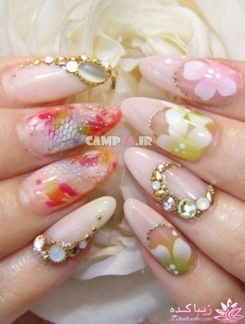 کاشت سه بعدی ناخن | انواع کاشت ناخن | طراحی ناخن