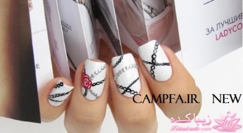 کاشت سه بعدی ناخن | انواع کاشت ناخن | طراحی ناخن