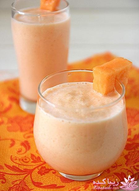 طرز تهیه اسموتی انبه طالبی فصل تابستان