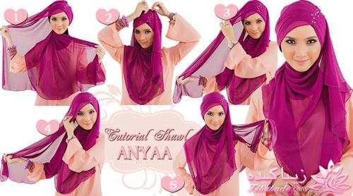 اموزش بستن شال و روسری