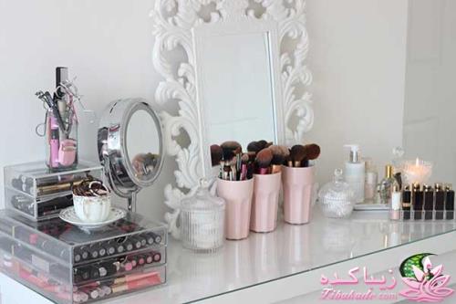 دکور اتاق خواب با میز آرایشی