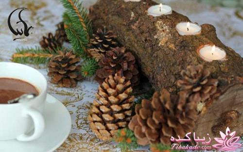 تزیین خانه با میوه های درخت کاج