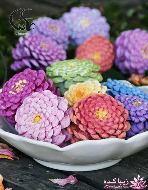 تزیین خانه با میوه های درخت کاج