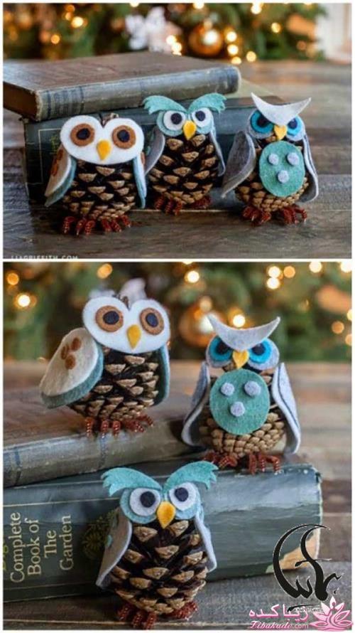 تزیین خانه با میوه های درخت کاج