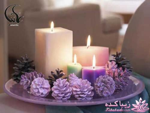 تزیین خانه با میوه های درخت کاج