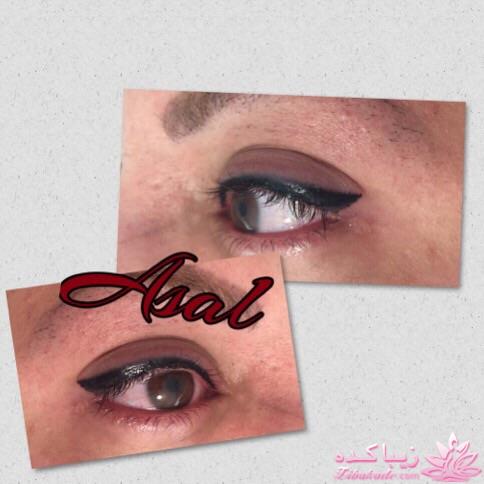 هاشور ابرو - میکروپیگمنتیشن - عسل