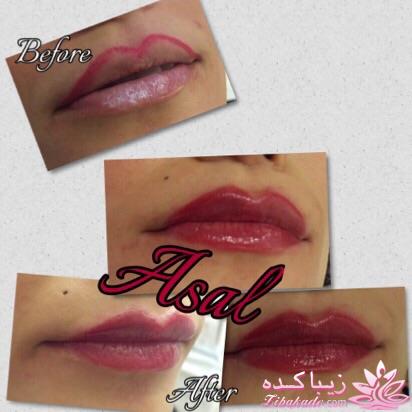 هاشور ابرو - میکروپیگمنتیشن - عسل