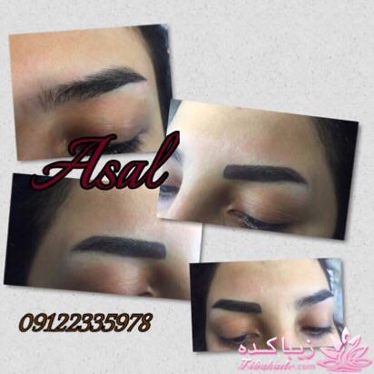 هاشور ابرو - میکروپیگمنتیشن - عسل