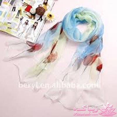 انواع مدل های شال و روسری 93