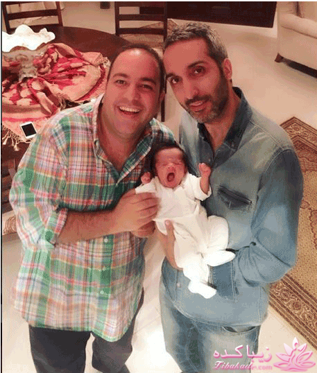 امیرمهدی ژوله و دخترش گندم