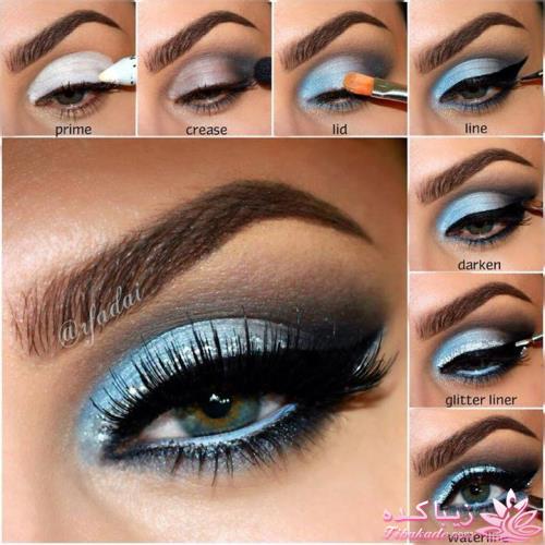 آموزش کشیدن خط چشم برای انواع چشم ها