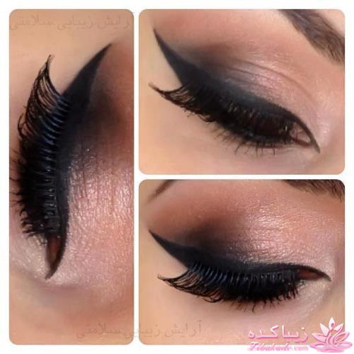 آموزش کشیدن خط چشم برای انواع چشم ها