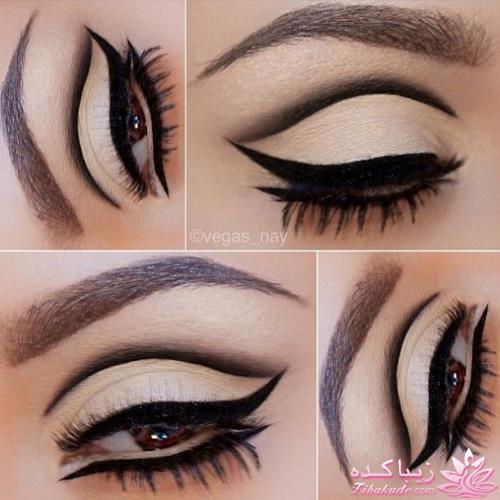 آموزش کشیدن خط چشم برای انواع چشم ها