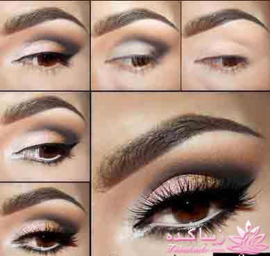 آموزش کشیدن خط چشم برای انواع چشم ها