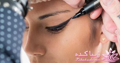 آموزش کشیدن خط چشم برای انواع چشم ها